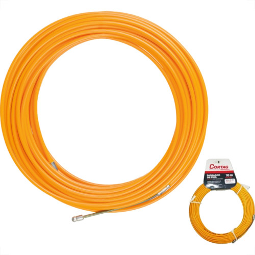 Passa Fio Nylon Cortag Com Cabo Aco 10M - 60771 Passa Fio Nylon Cortag Com Cabo Aco 10M - 60771