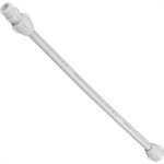 Engate Flexivel Branco Pvc Krona 40Cm - Kit C/20 Pecas