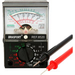Multimetro Analogico Brasfort Acompanha Pilhas Ref-8521