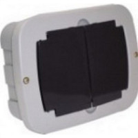 Centrinho Ribeiro Fabril Pvc Embutir Para 12 Disjuntores Nema/16 Din Cinza