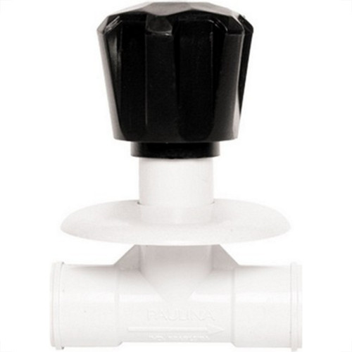 Registro Pressao Plastico Paulina Rosca 3/4'' Branco - Kit C/12 Pecas