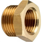 Bucha De Reducao Latao Amarelo Metais Rei 3/4''X1/2''