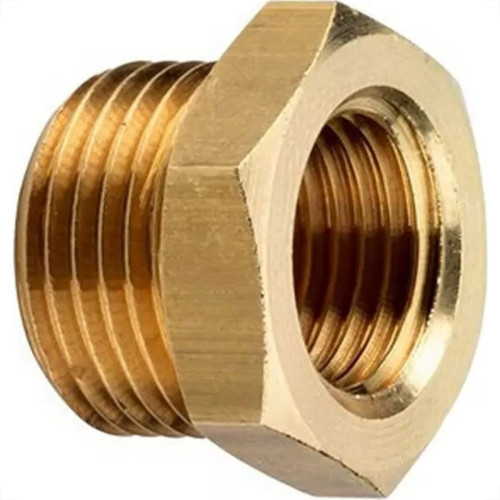 Bucha De Reducao Latao Amarelo Metais Rei 3/4''X1/2''
