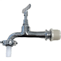 Torneira Jardim Metal Cromada Bognar 1130 Longa - 1/2'' E 3/4''