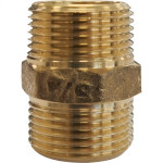 Nipel Latao Amarelo Metais Rei 3/4X3/4''