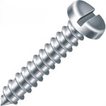 Parafuso Auto Atarraxante Panela Fenda Jomarca 6,3 X 16Mm - Kit C/2 Centos
