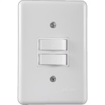 Conjunto Ilumi Stylus Branco Com Placa 2 Paralelos - 2024