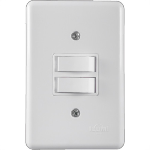 Conjunto Ilumi Stylus Branco Com Placa 2 Paralelos - 2024