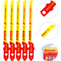 Serra Tico-Tico Lamina Starrett Multi Bi-Metal Com 5 Pecas Bu214S - 50Mm - 14T