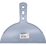 Espatula Compel Pvc Dentada Massa Corrida 20Cm - Kit C/6 Pecas