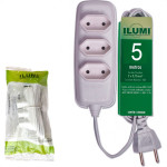 Extensao Ilumi Paralela 2 Polos 0,75Mm Branca - 5M - 17921