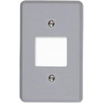 Placa Conjunto Ilumi Cinza 4X2 - 2 Interruptores - 1350 - Kit C/10 Pecas