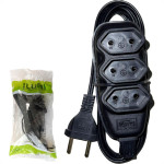 Extensao Ilumi Paralela 2 Polos 0,75Mm Preta - 3M - 17912