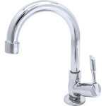 Torneira Bica Movel Lavatorio Metal Bognar 3095 - C-61 - 1/4 Volta Cromada