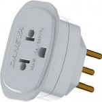 Pino Adaptador Daneva Universal 2 Polos+Terra 10A. Antigo/Novo 1661 - Kit C/12 Pecas