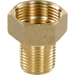 Bucha De Reversao Latao Amarelo Metais Rei 1/2''X3/4''