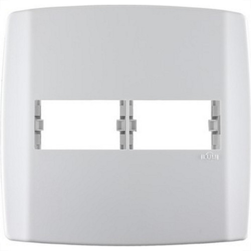Placa Conjunto Modular Slim 4X4 - 1 Modulo + 1Modulo Separados Horizontais Com Suporte 83060
