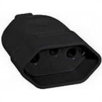 Pino Femea Interneed 2 Polos+Terra 20A. Preto - 062899