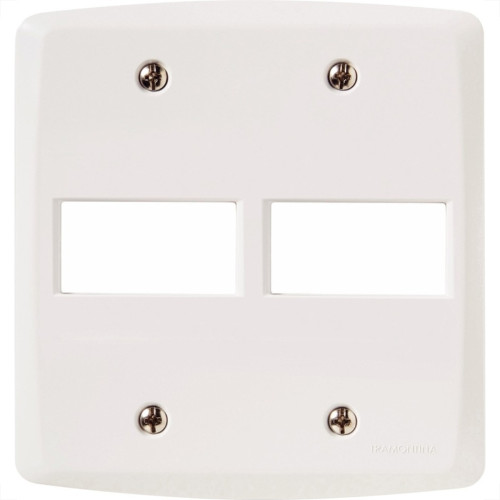 Placa Conjunto Modular Tramontina Lux 4X4 - 2 Modulos 57105/023