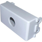 Modulo Tramontina Liz/Lux² Tampo 1 Furo Branco- 57115/092 - Kit C/10 Pecas