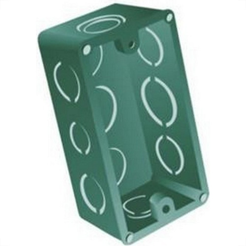 Caixinha De Luz Pvc Para Drywall Ribeiro Fabril Verde 4X2 - Kit C/10 Pecas