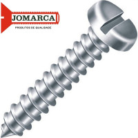 Parafuso Auto Atarraxante Panela Fenda Jomarca 2,9 X 13Mm - Kit C/5 Centos
