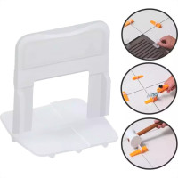 Espacador De Piso Cortag Nivelador 1,0Mm Com 50 Pecas
