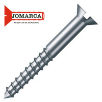 Parafuso Madeira Chata Reta Jomarca 4,2 X 45Mm - Kit C/5 Centos