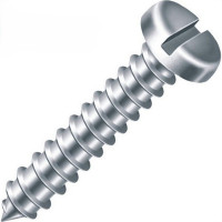 Parafuso Auto Atarraxante Panela Fenda Jomarca 2,2 X 9,5Mm - Kit C/5 Centos