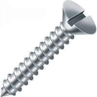 Parafuso Auto Atarraxante Chata Fenda Jomarca 4,2 X 38Mm - Kit C/5 Centos