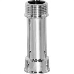 Extensao Latao Cromada Metais Rei 1/2'' Longa - Kit C/6 Pecas