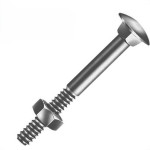Parafuso Frances Zincado Com Porca Jomarca 1/2 X 8.1/2'' Caixa Com 25 Pecas