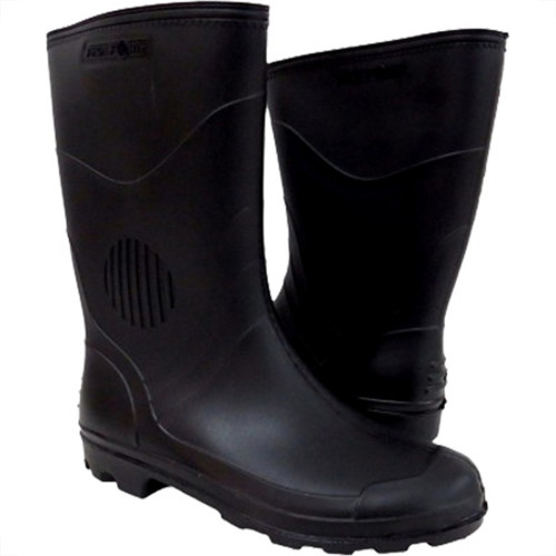 Bota Galocha Pega Forte Preta 323 No.41 Com Meia