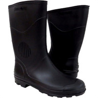 Bota Galocha Pega Forte Preta 323 No.39 Com Meia