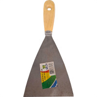 Espatula Melfi Aco Cabo Madeira 10Cm - 10215 - Kit C/12 Pecas