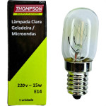 Lampada Para Geladeira/Fogao/Lustre Thompson 15Wx220V. Clara E-14 - Kit C/10 Pecas