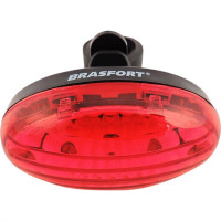 Lanterna Brasfort Led Bike Traseira Para 2 Pilhas Aaa