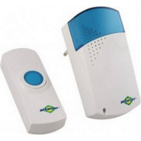 Campainha Sem Fio 220V. Brasfort Musical 32 Toques Pilha/Tomada - 8385