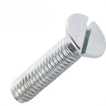 Parafuso Rosca Maquina Chata Fenda Jomarca   1/4 X 4''