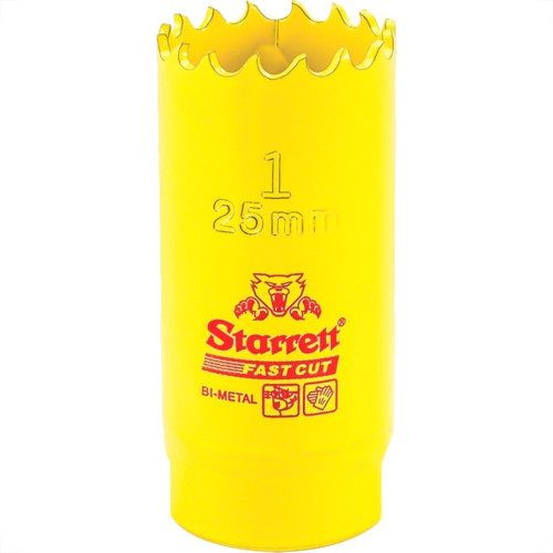 Serra Copo Starrett Aco Rapido 25Mm - H0100