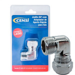 Acessorio Para Gas Censi Joelho 90º X1/2'' Adaptador De Aperto Rapido - 7541