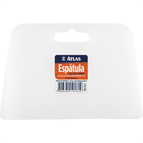 Aplicador Para Massa Atlas 13,1Cm Celuloide - Kit C/12 Pecas