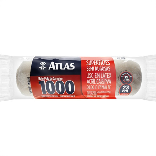 Rolo La Atlas 1000 Pele De Carneiro 23Cm