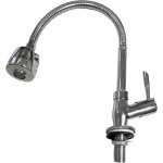 Torneira Gourmet Flex Mesa Bica Movel Metal Bognar Cromada 3069 - C-29 - 1/4 Volta