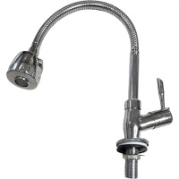 Torneira Gourmet Flex Mesa Bica Movel Metal Bognar Cromada 3069 - C-29 - 1/4 Volta