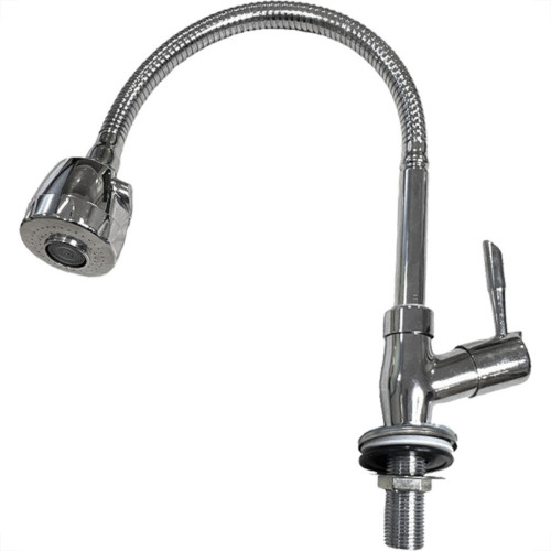 Torneira Gourmet Flex Mesa Bica Movel Metal Bognar Cromada 3069 - C-29 - 1/4 Volta