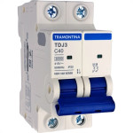 Disjuntor Tramontina ''Din'' Bipolar 40A. C