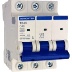 Disjuntor Tramontina ''Din'' Tripolar 40A. C