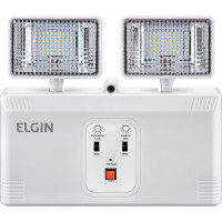 Luminaria De Emergencia Elgin Com Blocos De Led Autonomos 2000Lm Bivolt
