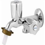 Torneira Maquina De Lavar/Tanque Metal Metrox 1428 - C-50 Lite -1/2'' X 3/4'' X 3/4'' Cromada